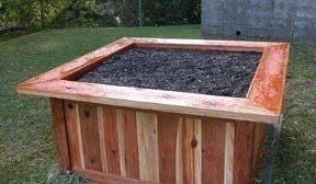 woodbed Raised Bed Frames using Redwood